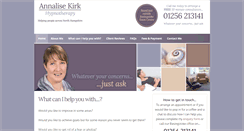 Desktop Screenshot of annalisekirk.co.uk
